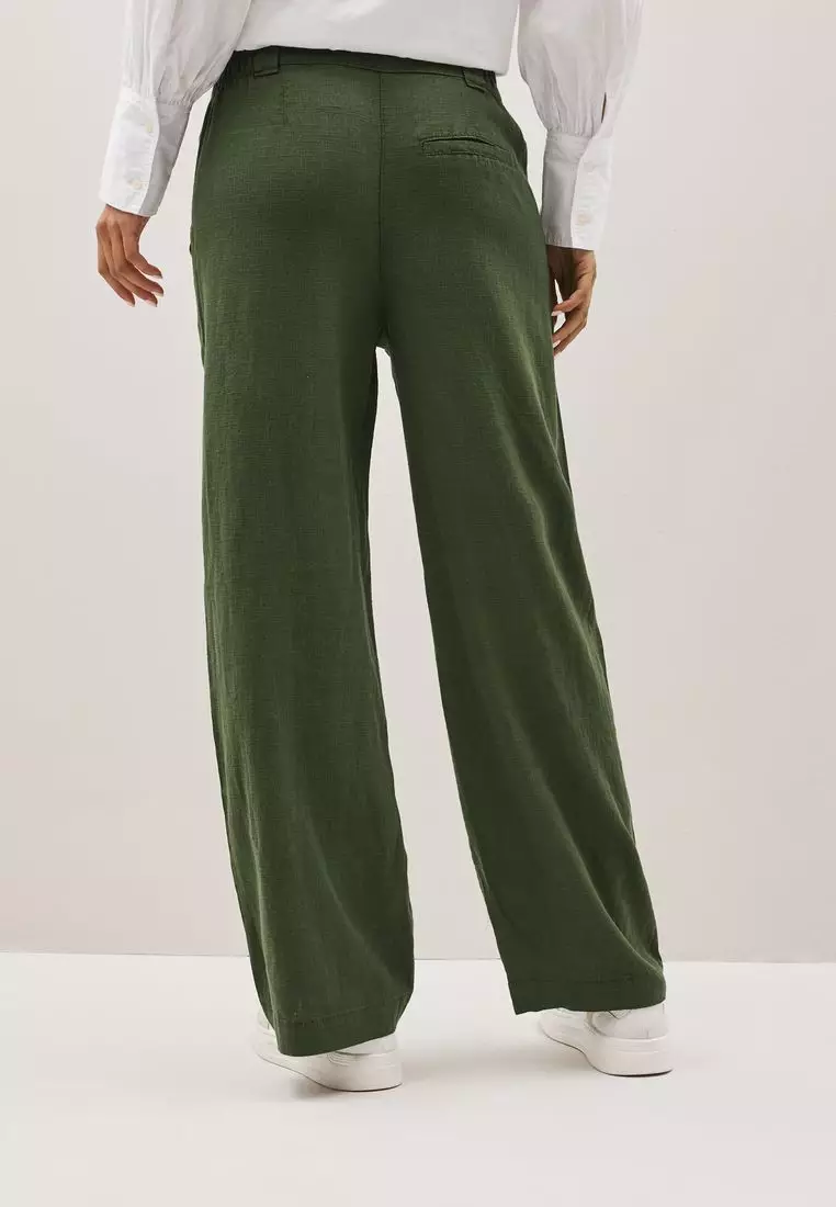 Next linen clearance blend trousers