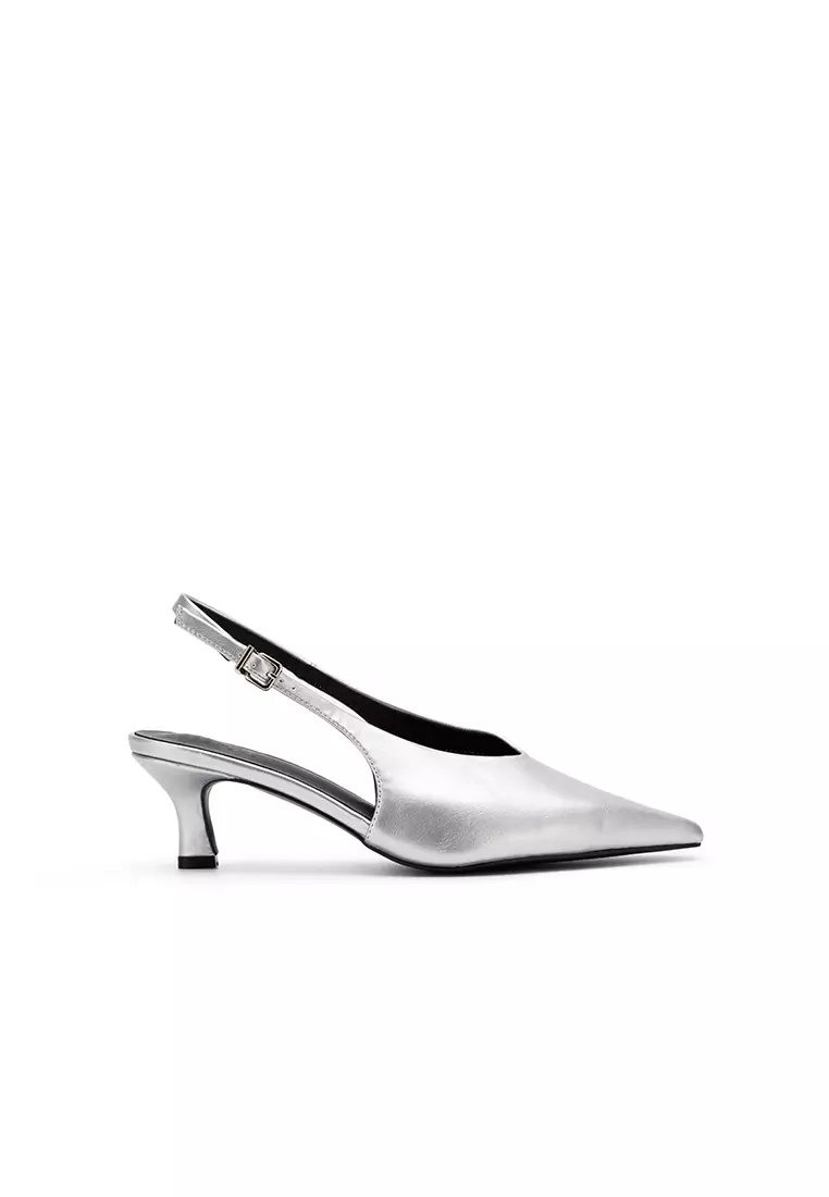 Discount on Nose  shoes - SKU: Pointy Toe Slingback Heel Pump