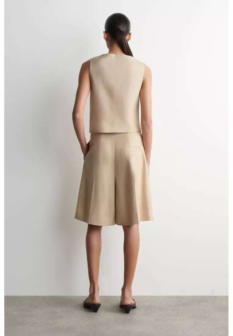 LONGLINE TAILORED SHORTS