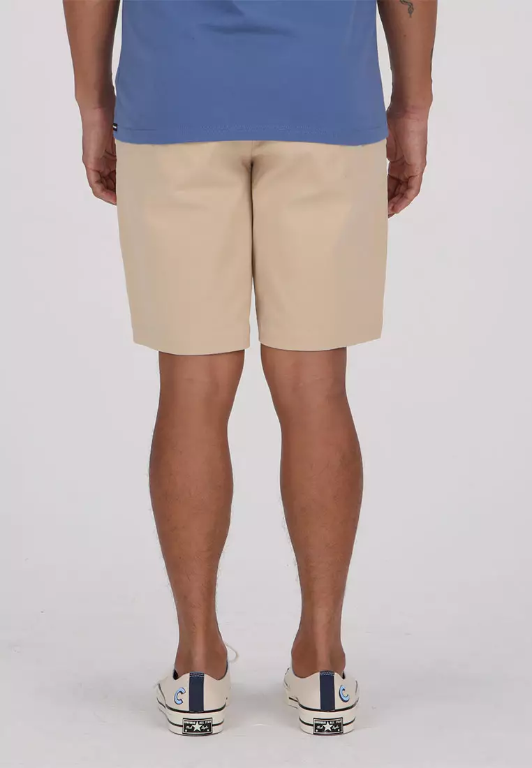 MWS ENCINO 2 MODERN 19 STRETCH SHORTS ALMOND