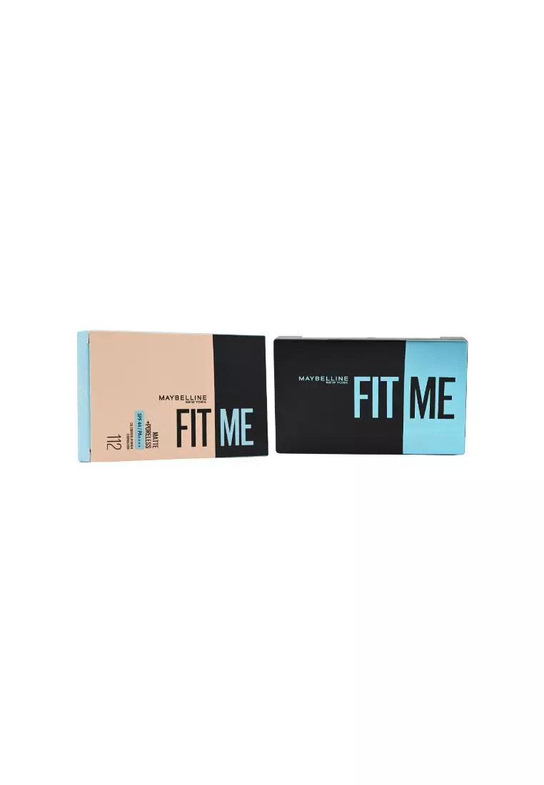 MAYBELLINE Fit Me! 反孔特霧無瑕控油防曬粉餅 SPF44PA++++ 9g
