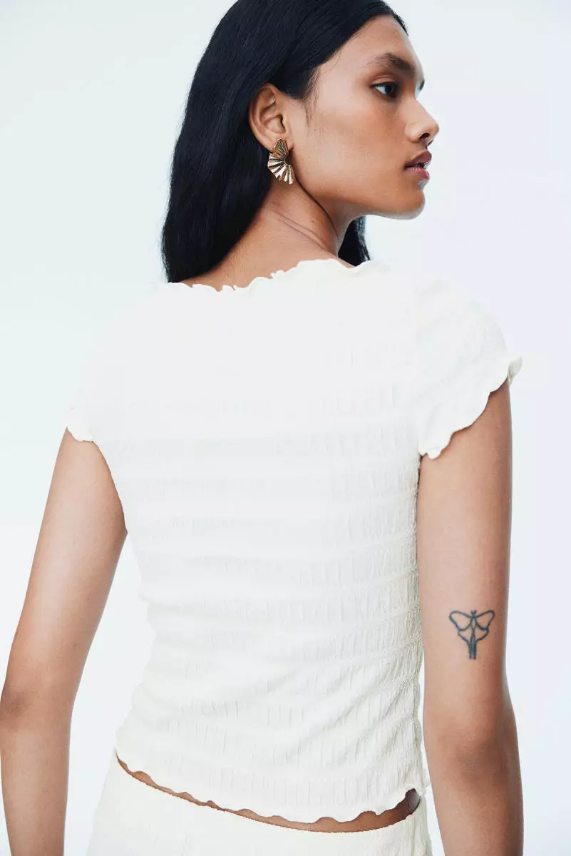 Smocked top