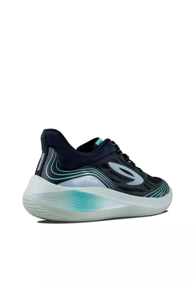 910 Nineten Haze Vision 1.0 Sepatu Lari - Biru Tua/Hijau/Abu