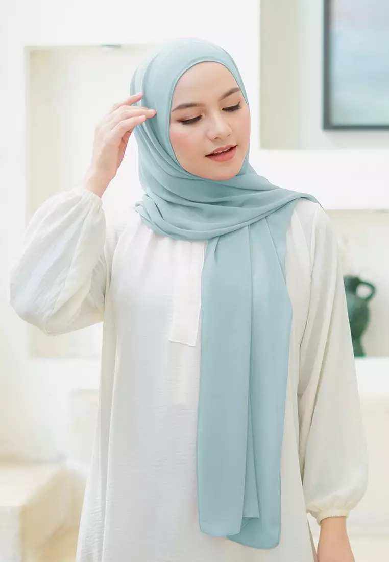 HIJAB INSTAN LATIFA - CYAN