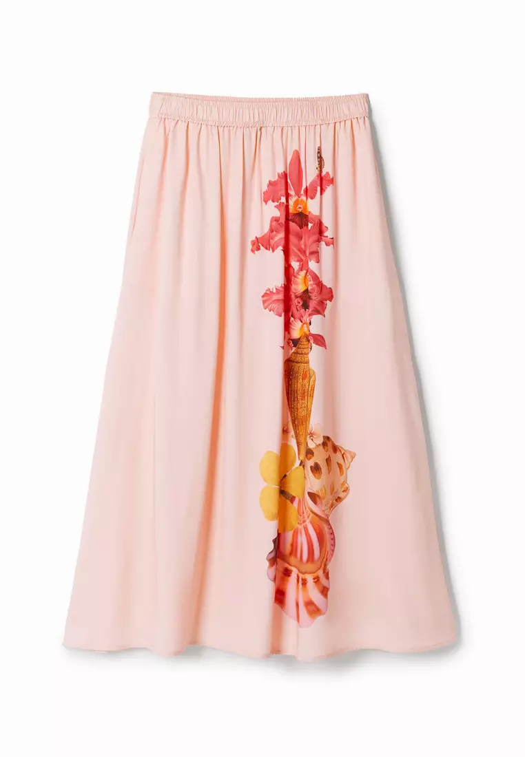 Desigual Woman M. Christian Lacroix midi skirt.