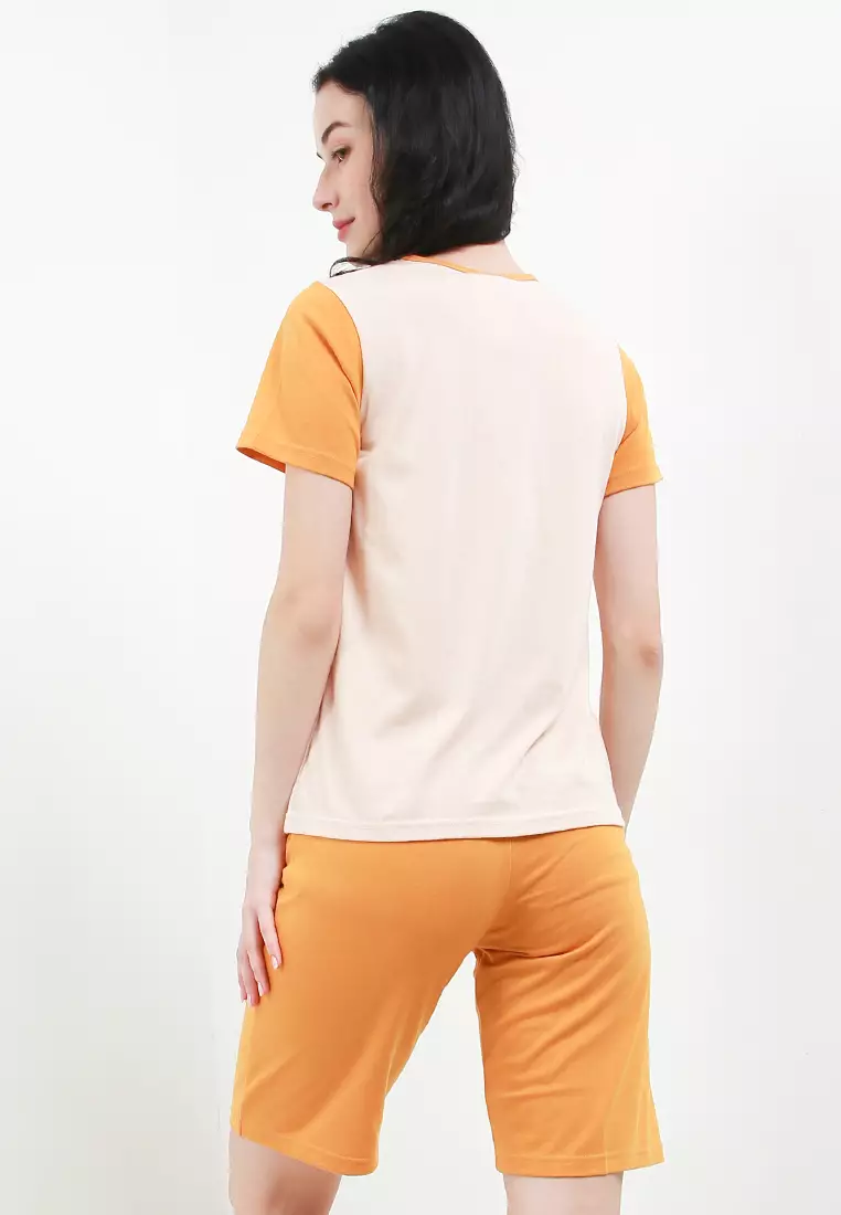 Pyjama Baju Tidur Short Sleeve Short Pants Sleepwear