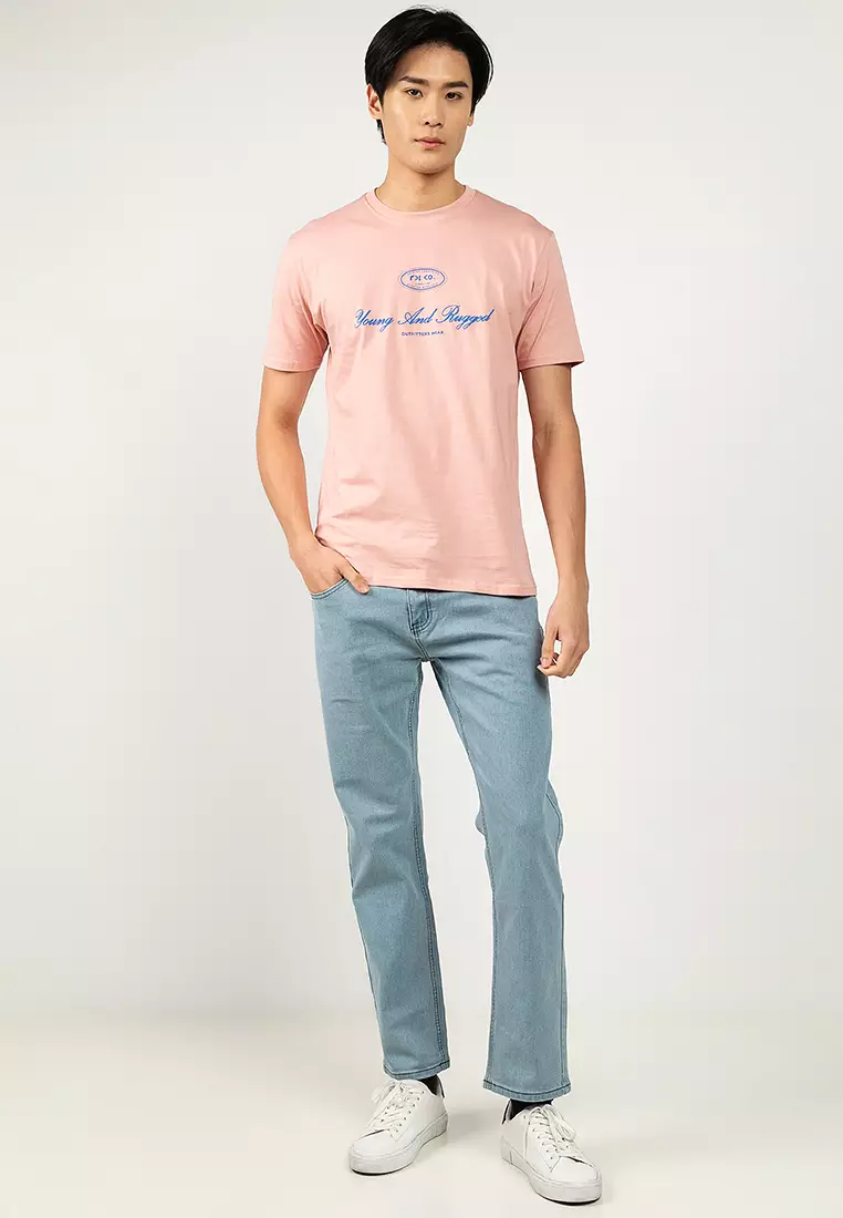 Young and Rugged Printed Tee