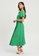 Calli 綠色 Penni Wrap Dress 9A47BAAF599206GS_2