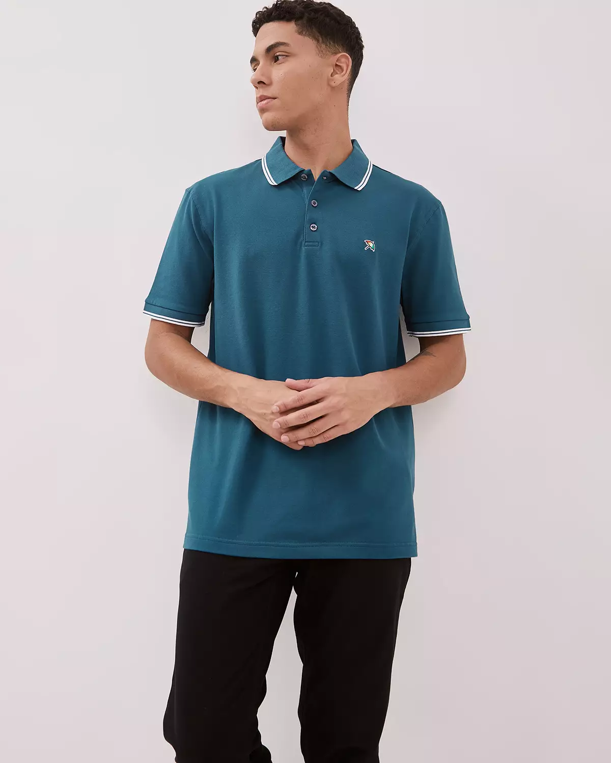 MEN'S BLUE POLOSHIRT