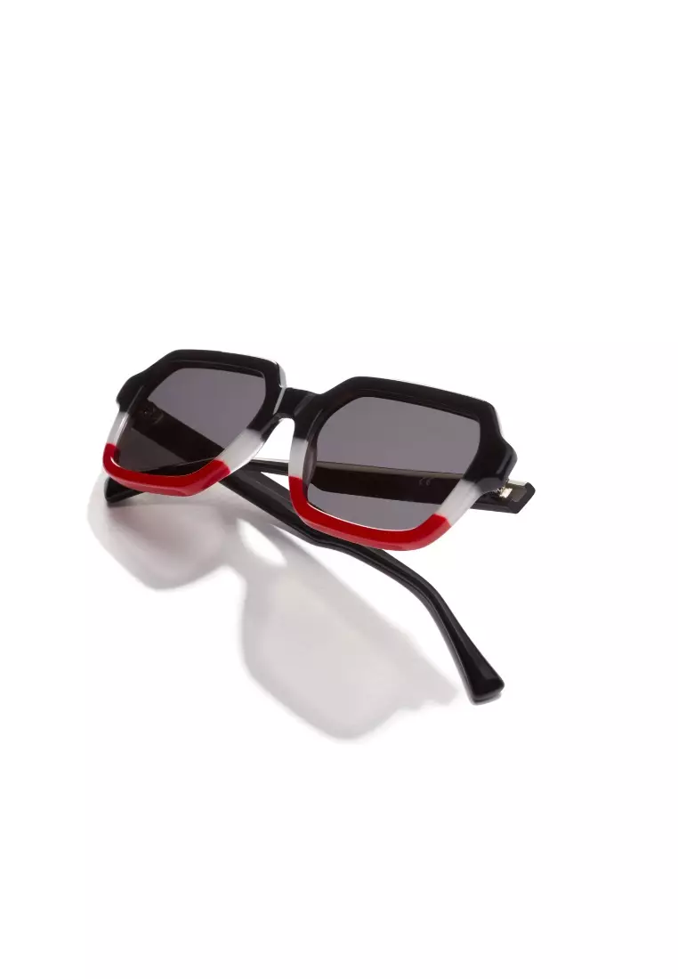 HAWKERS Tri Color Dark MINIMAL Sunglasses for Men and Women, Unisex. Official Product designed in Spain