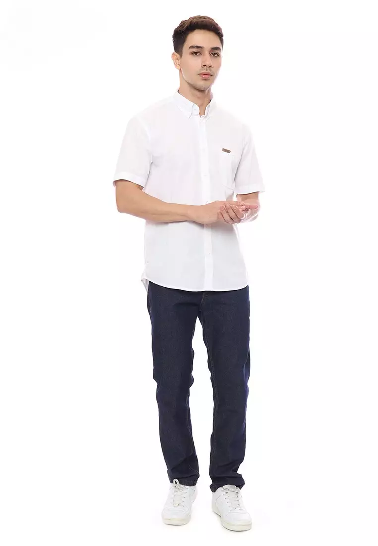 Jual Poshboy POSHBOY Basic Shirt Tokyo White - Kemeja Formal Pria ...