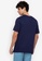 ZALORA BASICS navy Vertical Zip Pocket T-Shirt 1406FAA9A21A91GS_2