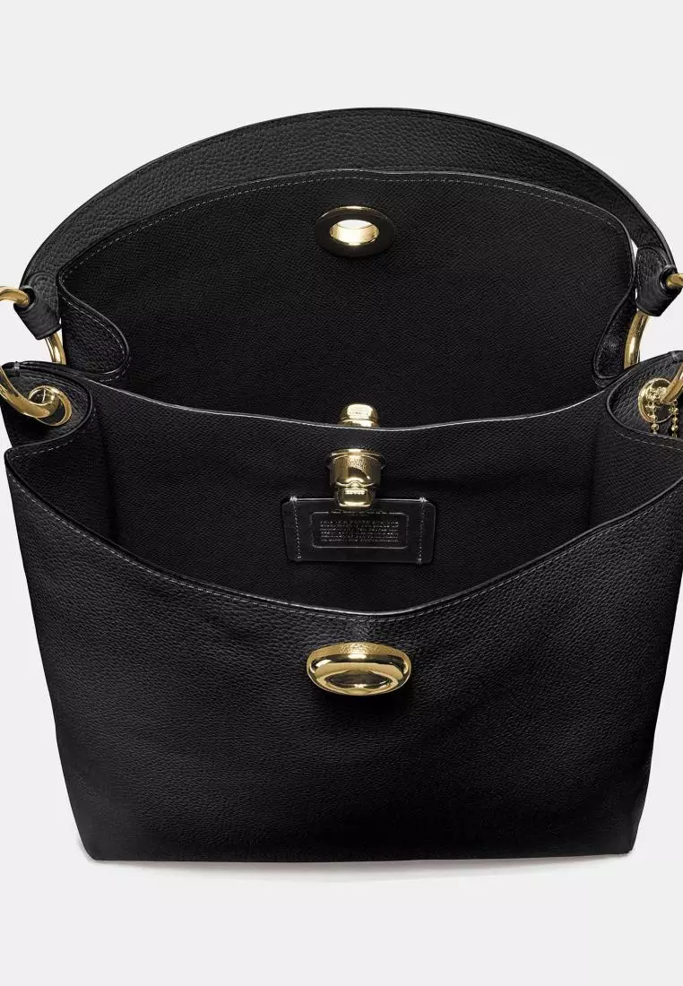 Coach Charlie Bucket Bag Black