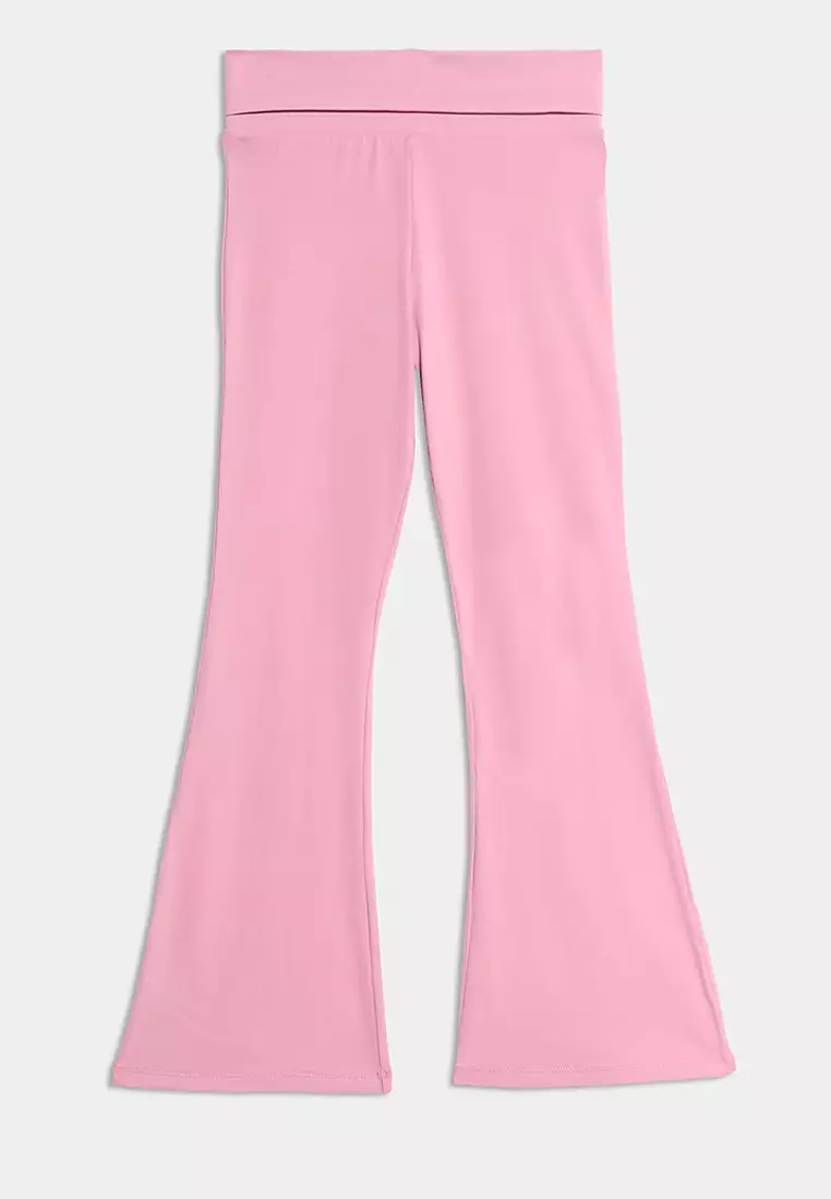 Cotton Rich Flared Leggings