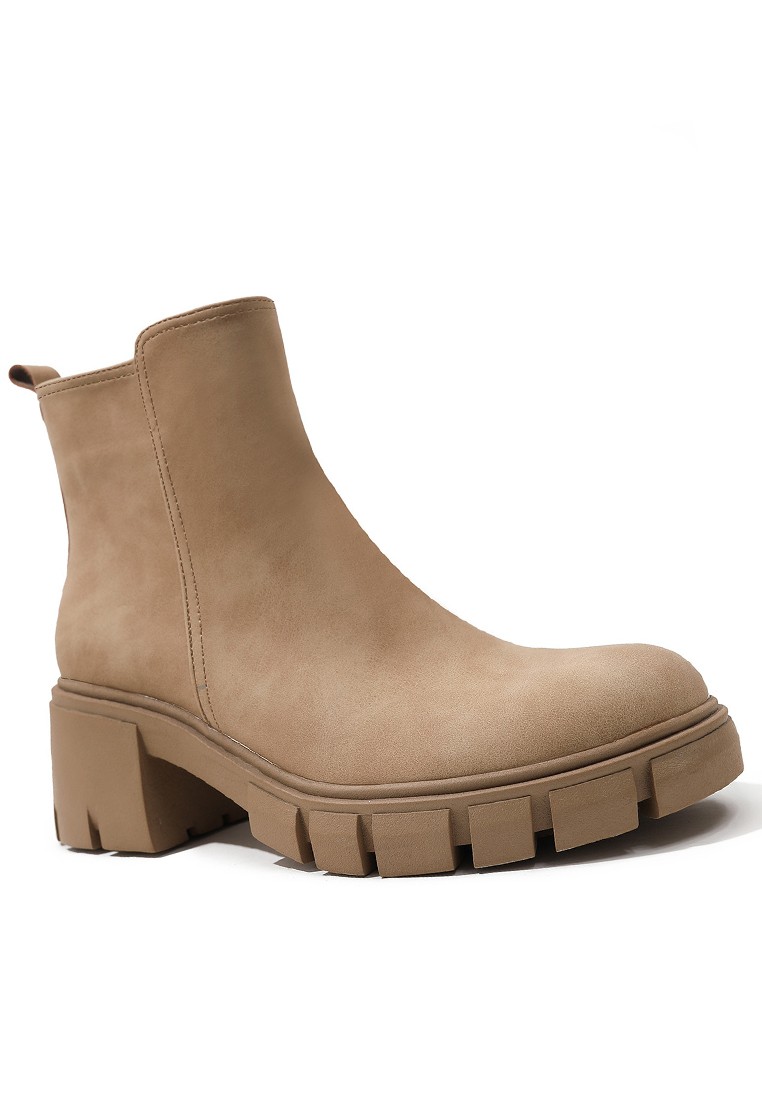 Zipper Synthetic Leather Chelsea Boots WTY2030-7
