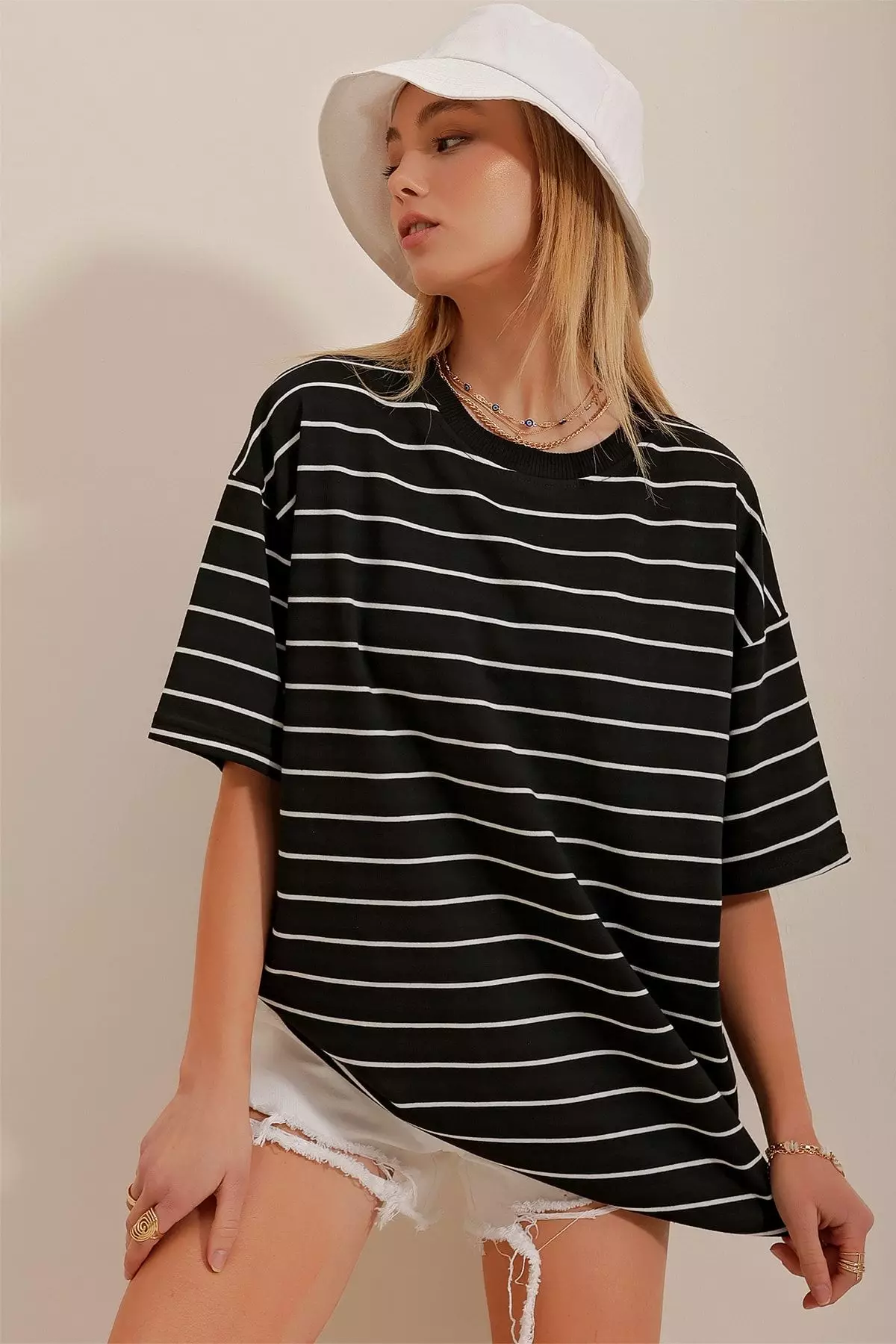 Striped Oversize T-Shirt