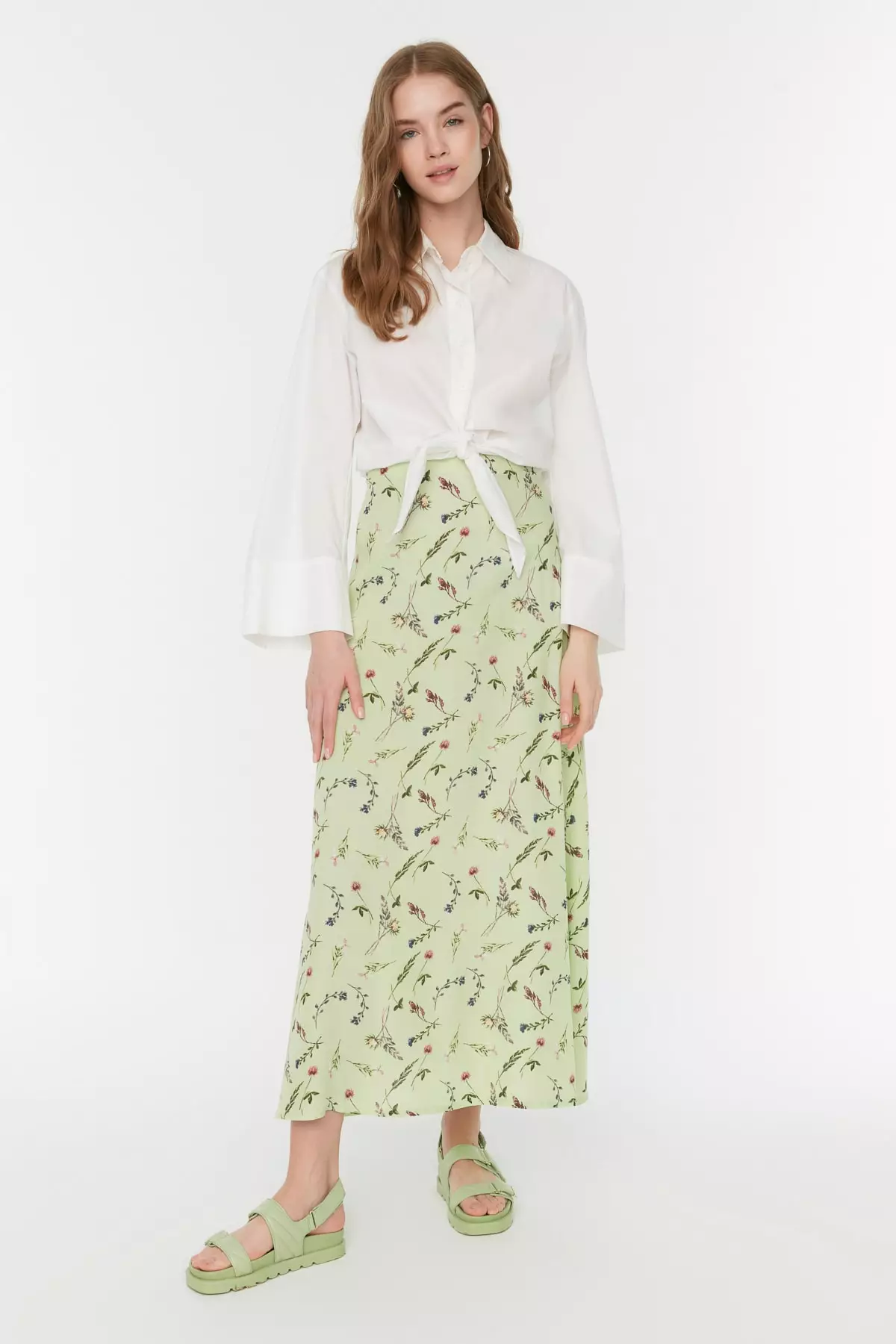 Floral Modest Skirt