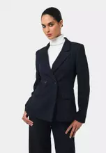 Navy Pinstripe