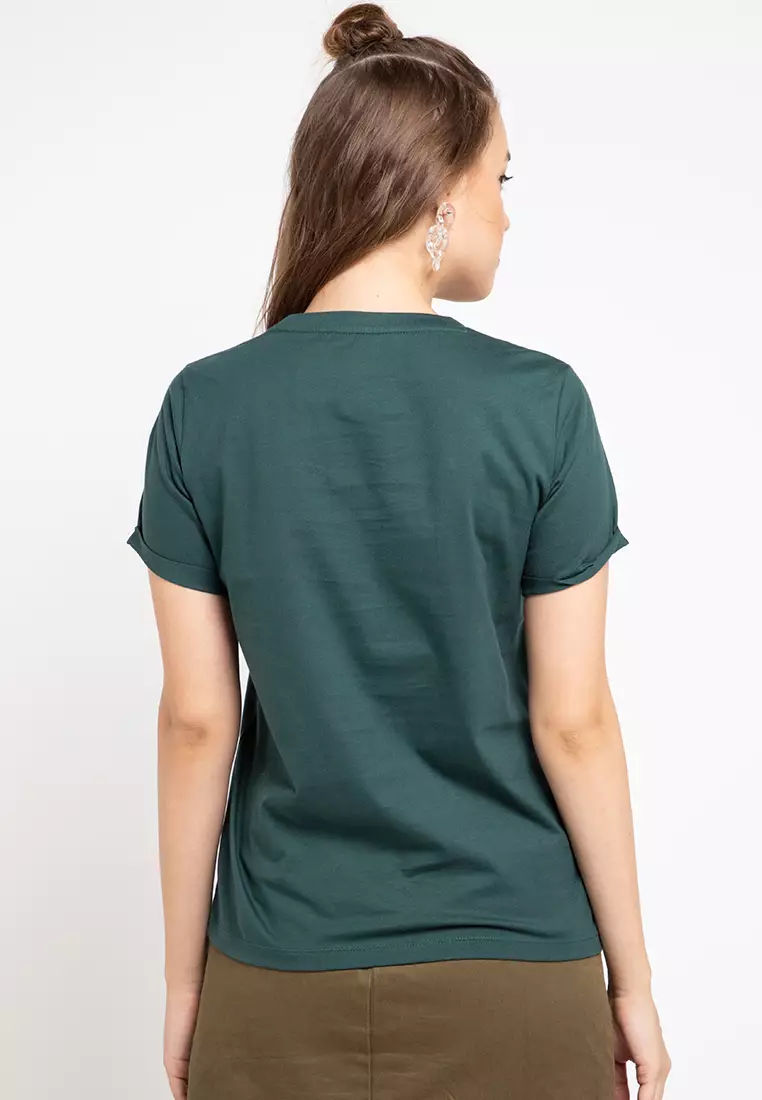 Kaos Wanita Chill Green