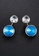 Krystal Couture gold KRYSTAL COUTURE Precious Duo Drop Earrings Embellished with Swarovski® crystals-White Gold/Azare Blue B61AEACF29F1AAGS_2