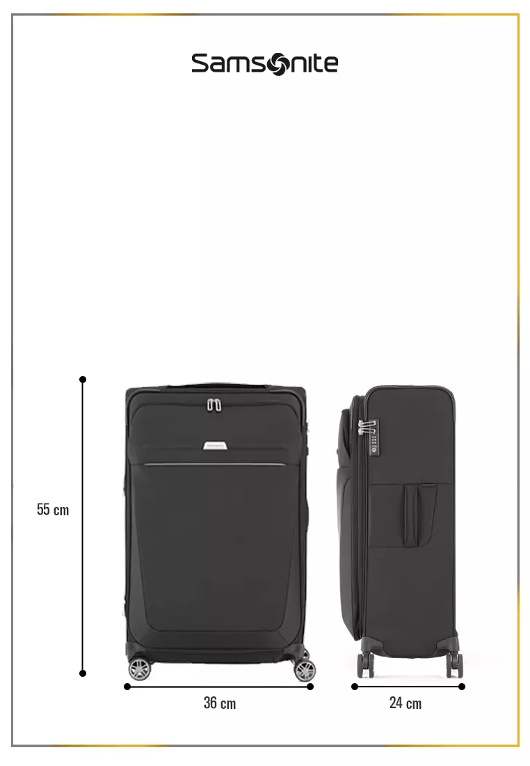 Samsonite Koper Softcase B-Lite 4 Spinner 55\/20 Expandable - Black