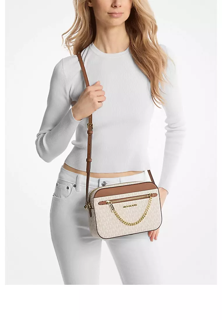 Jet Set Large Logo Crossbody Bag