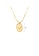 Glamorousky silver Fashion Simple Plated Gold 316L Stainless Steel Sun Irregular Geometric Pendant with Necklace 6B09AAC74346C2GS_2