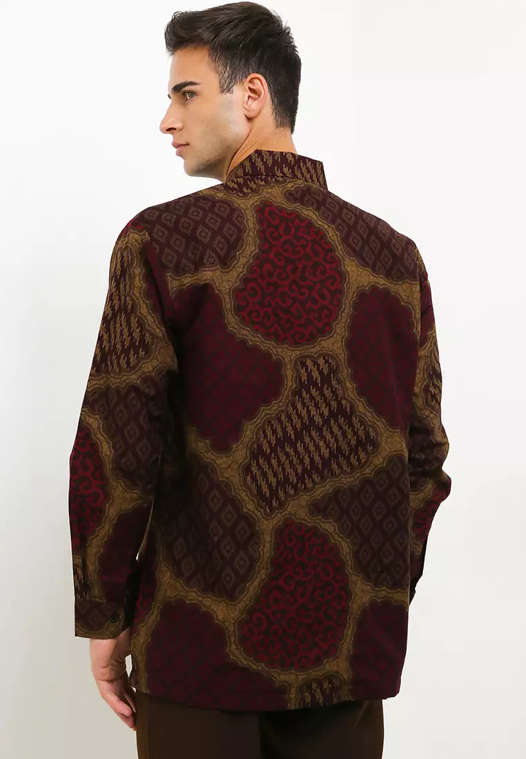 BATIK TALENTA EXCLUSIVE Lengan panjang dobby PULAU SERIBU 01