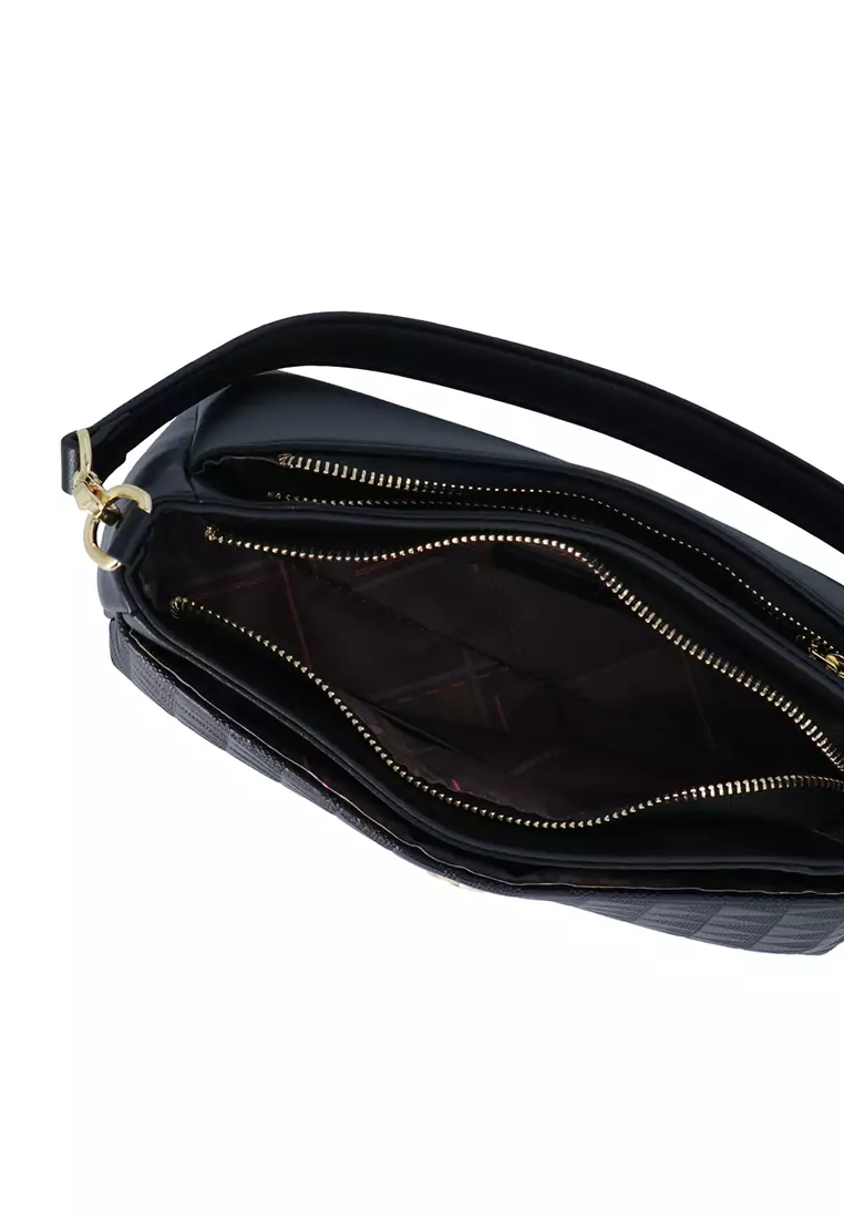 Megan Top Handle Bag - Black