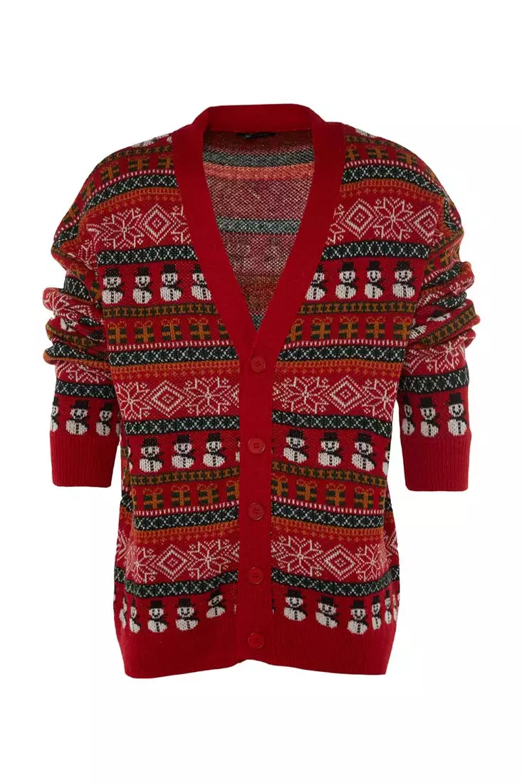 White sales christmas cardigan
