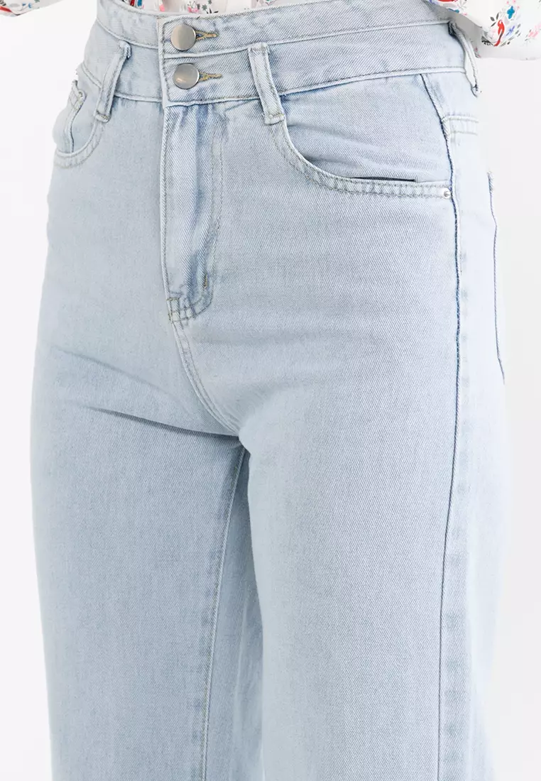 Divona Double Button Jeans