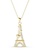 Her Jewellery Paris Love Pendant (Yellow Gold) - Made with Swarovski Crystals 034C6AC32BE6C6GS_1