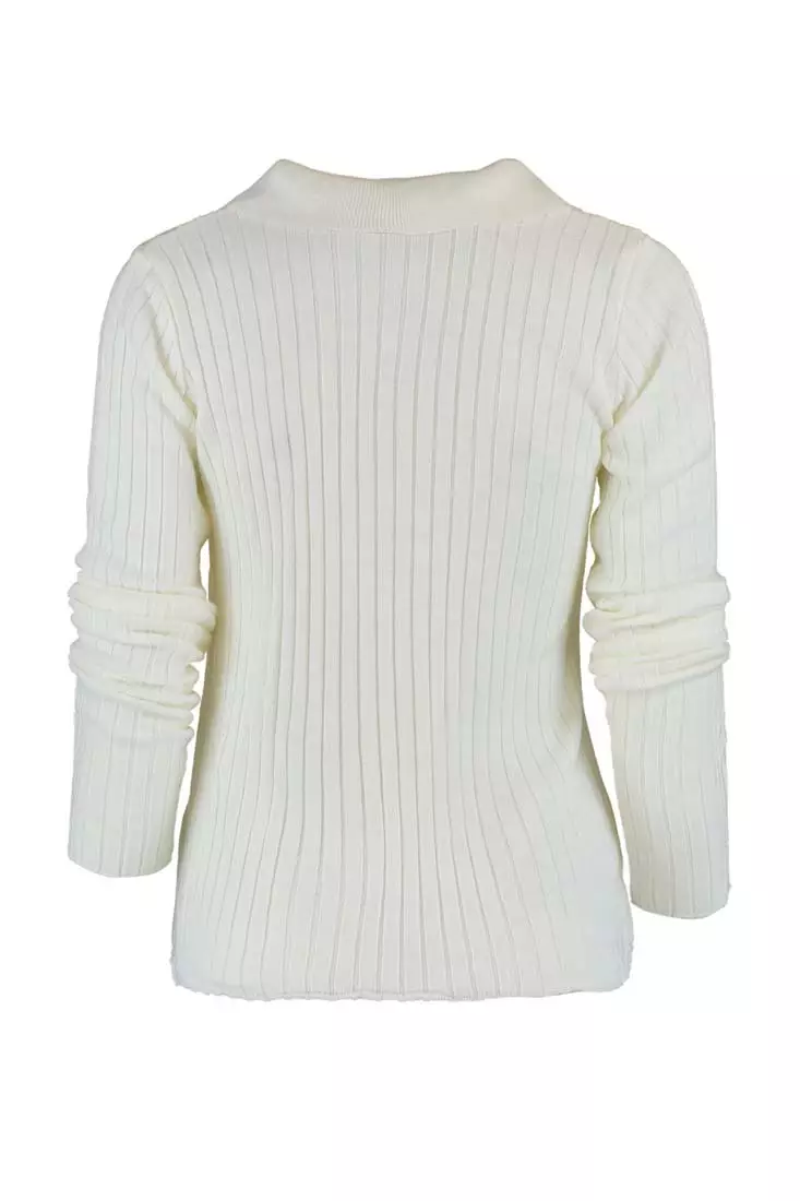 Polo Collar Knitwear Sweater