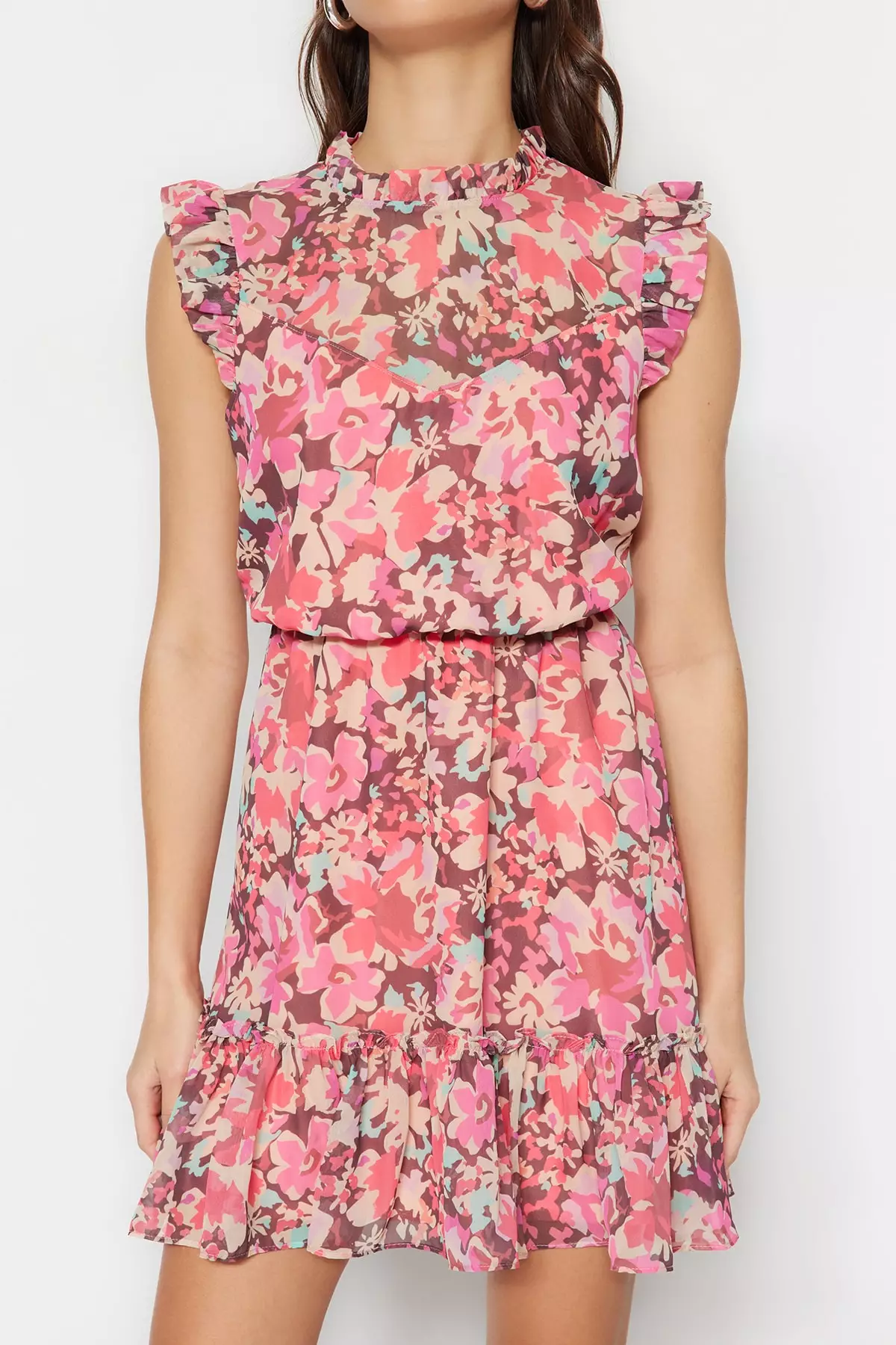 Floral Ruffle Dress