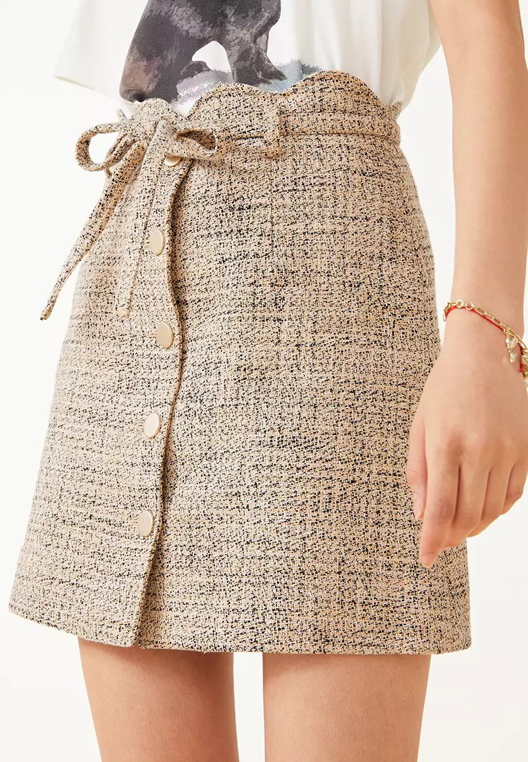 Vestido Mini De Botones & Other Stories - Estampado Mujer