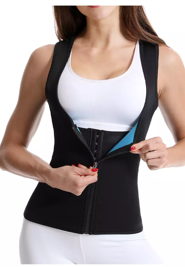 Women's Breathable Tummy Control Corset Hook & Loop Waist Trainer & Compression Girdle Belt Cincher
