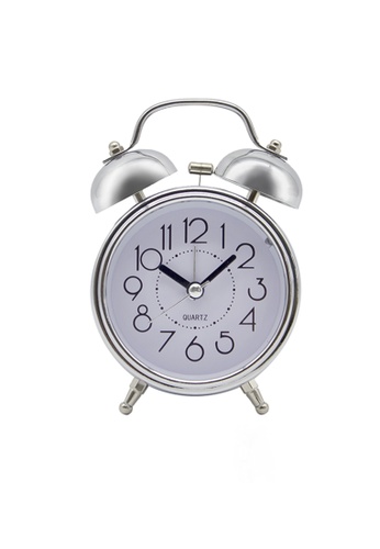 Brandie Silent Og Bell Alarm Clock, Alarm Clock No Ticking Sound