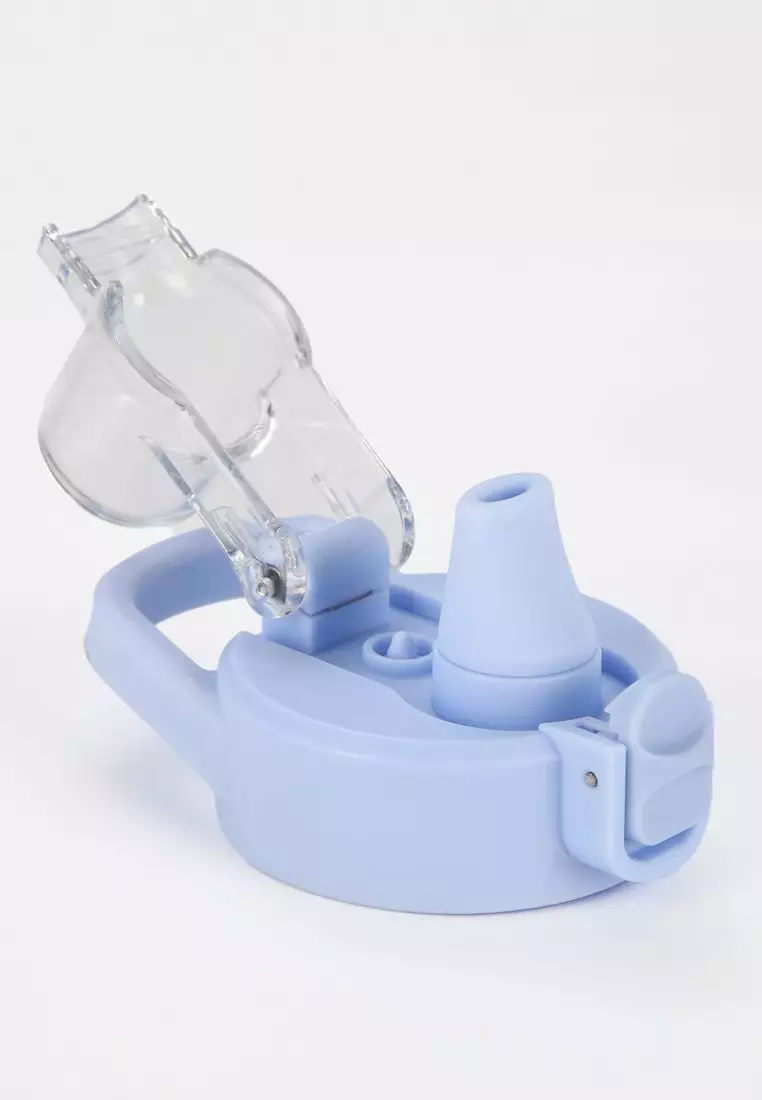 Crossing Urban Ceramic S/S Insulated Straw Sipper Cap Sports Bottle With Handle 720ml - Pistachio Blue (Mix)