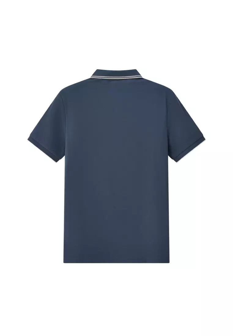 Men's Cotton Lycra Short Sleeve Slim Polo 01015018
