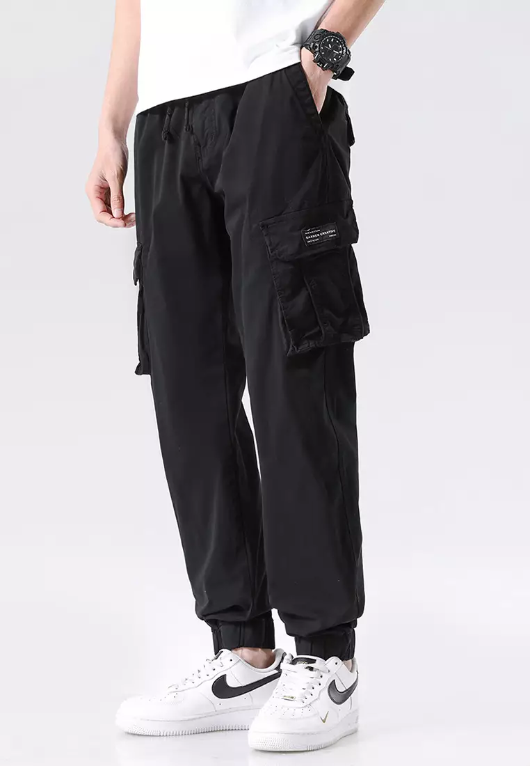 機能風口袋工裝長褲 GJL695