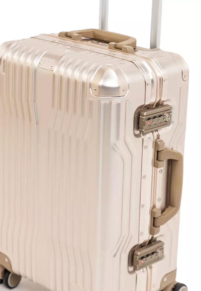 Cruiser 1512-48 Champagne Gold (Frame Type) - Cabin - TSA Luggage