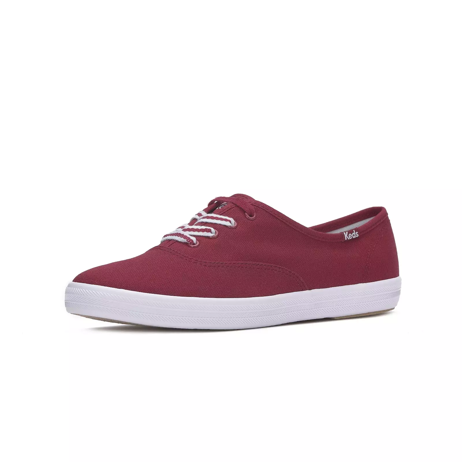 KEDS Women Ss26 Wf 04 Champion Canvas Dark Red Clscnv-WF68564
