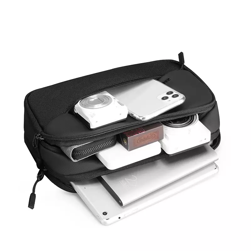 Mark Ryden MR8112 Tas Selempang Pria WaistBag Pria Crossbody Pria - BLACK