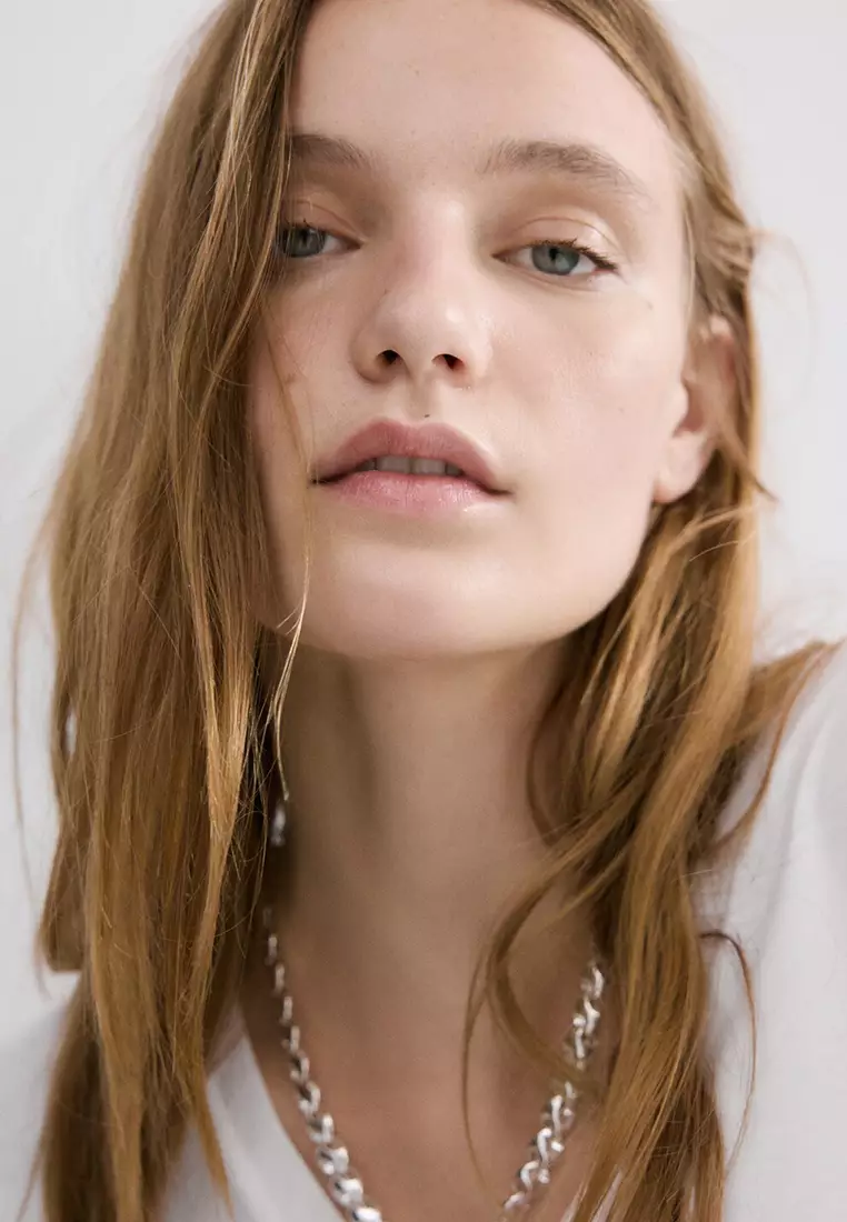 V-Neck Cotton T-Shirt