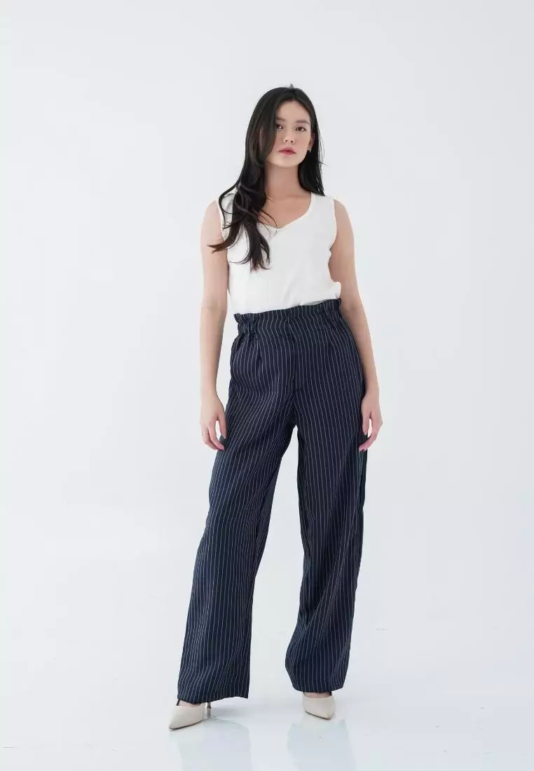 Mille fleur rachel pants black