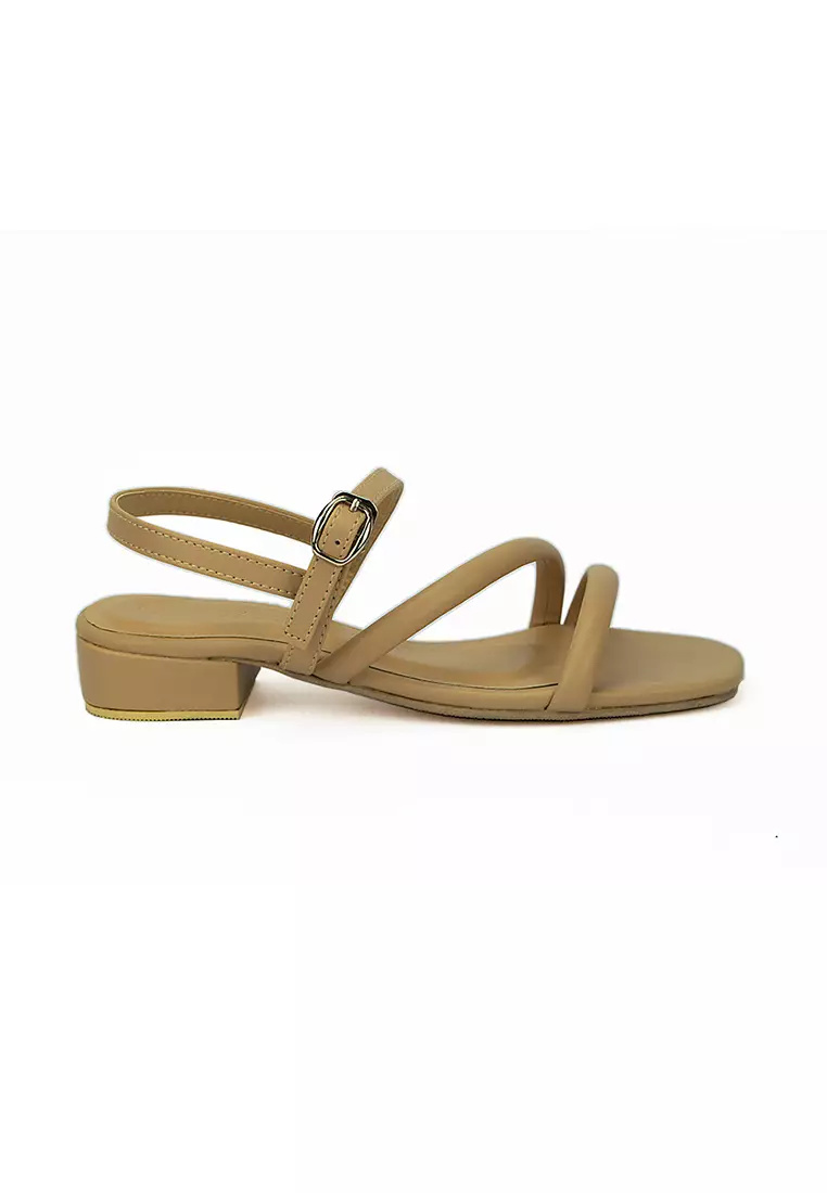 Discount on Cardam's Lifestyle  shoes - SKU: Eclb Ed 00128 Beige Heeled Sandals