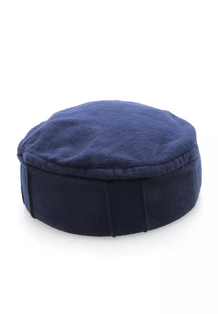 Kai Topi Peci Polos Pria Simple Design Material Plece ORIGINAL - Navy