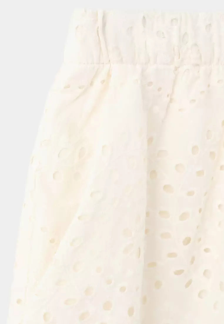 Broderie Anglaise Cotton Shorts