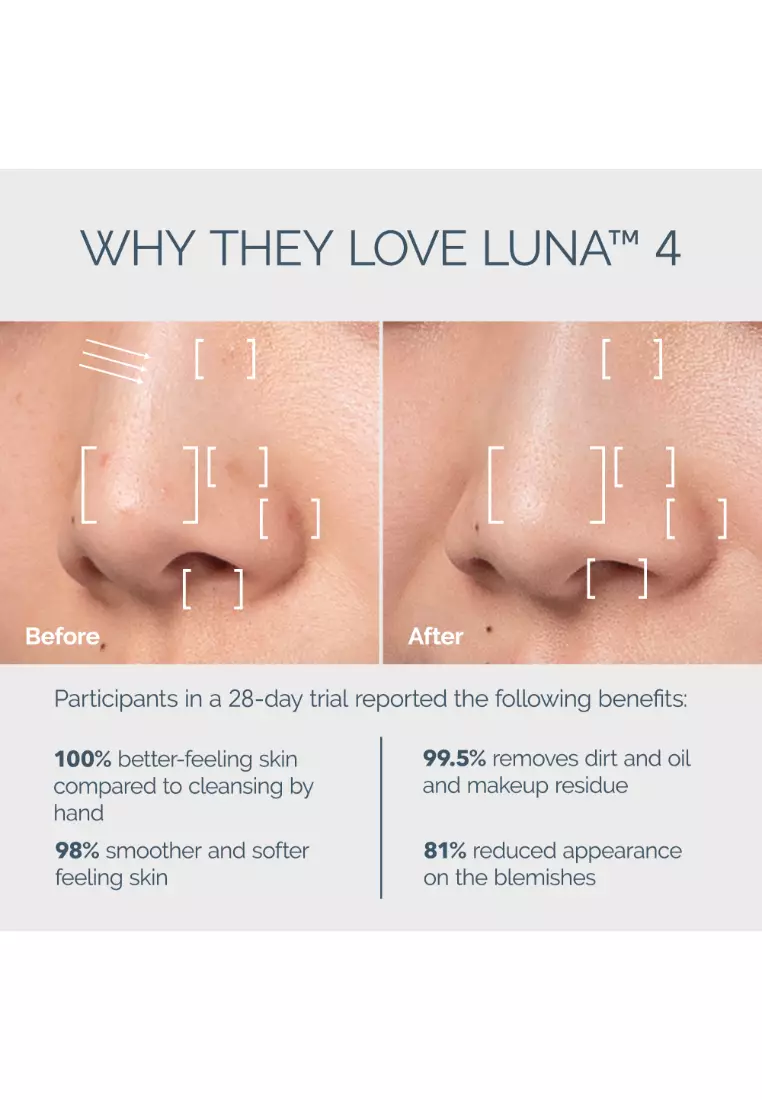 FOREO LUNA 4 Smart Facial Cleansing & Firming Massage Device for Sensitive Skin