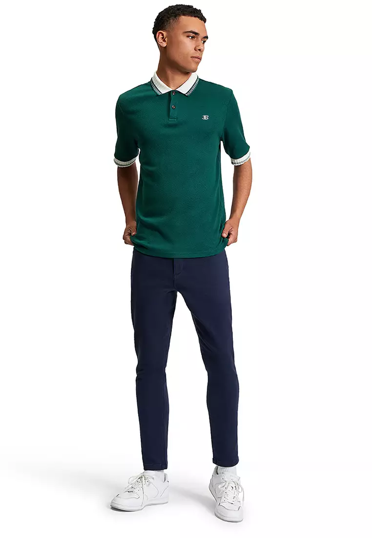 Trim Block Polo Shirt